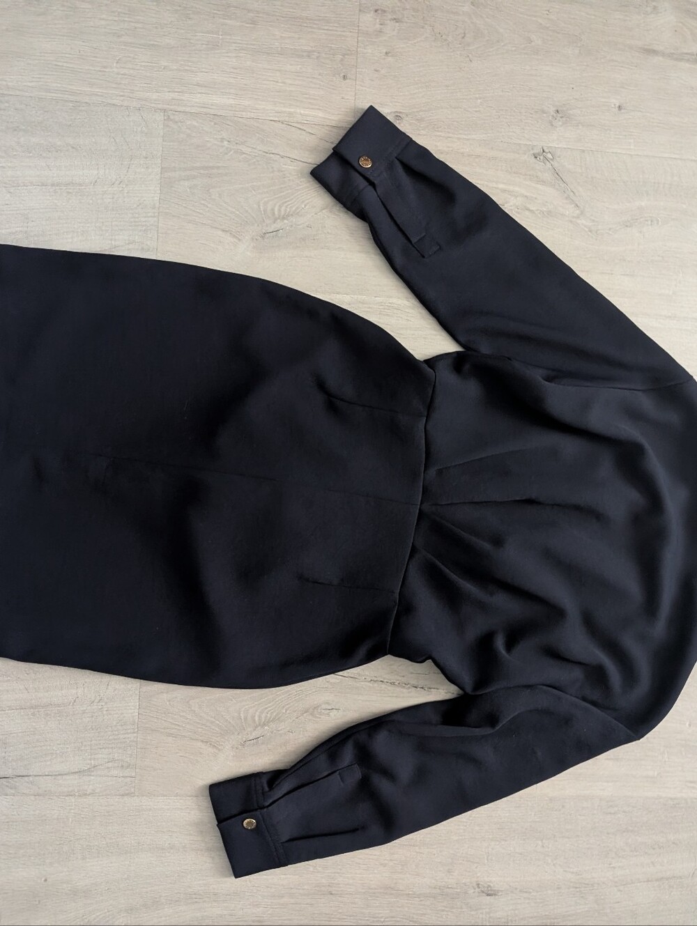 Sandro Navy Dress Worn 1x - Picture 5 of 6